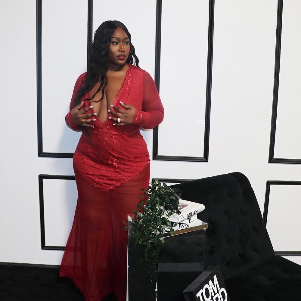 Red Fashionnova gown